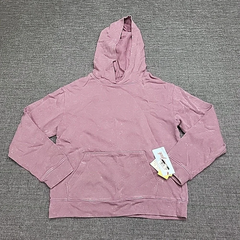 Girls Long Sleeves Pullover Hoodie Sweatshirt Pockets Small Size 6/7 Light Plum
